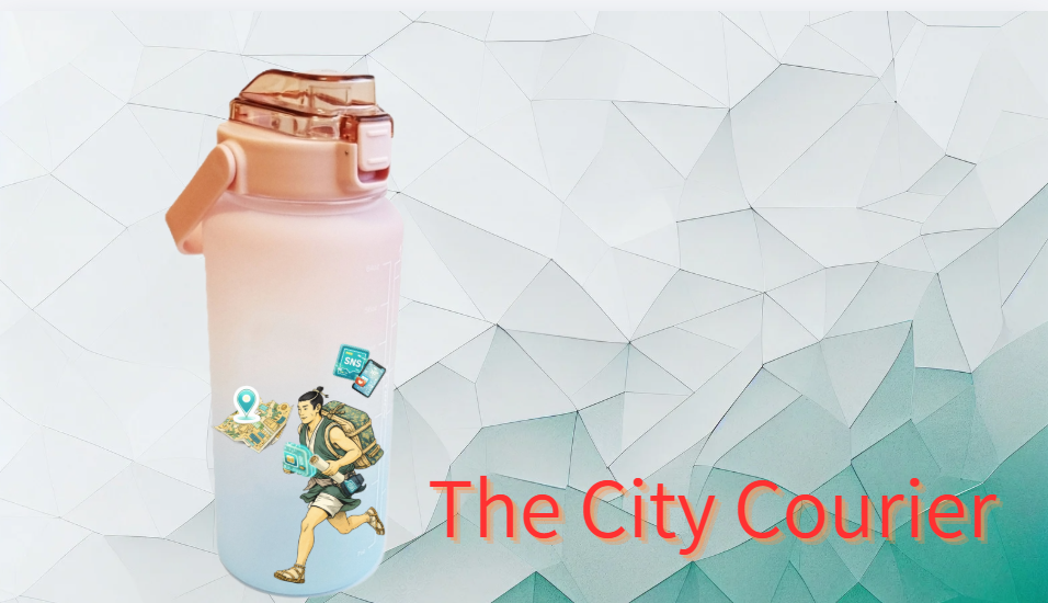 【Single Edition】The City Courier: Neo-Edo’s Neon Messenger + Bonus Sticker
