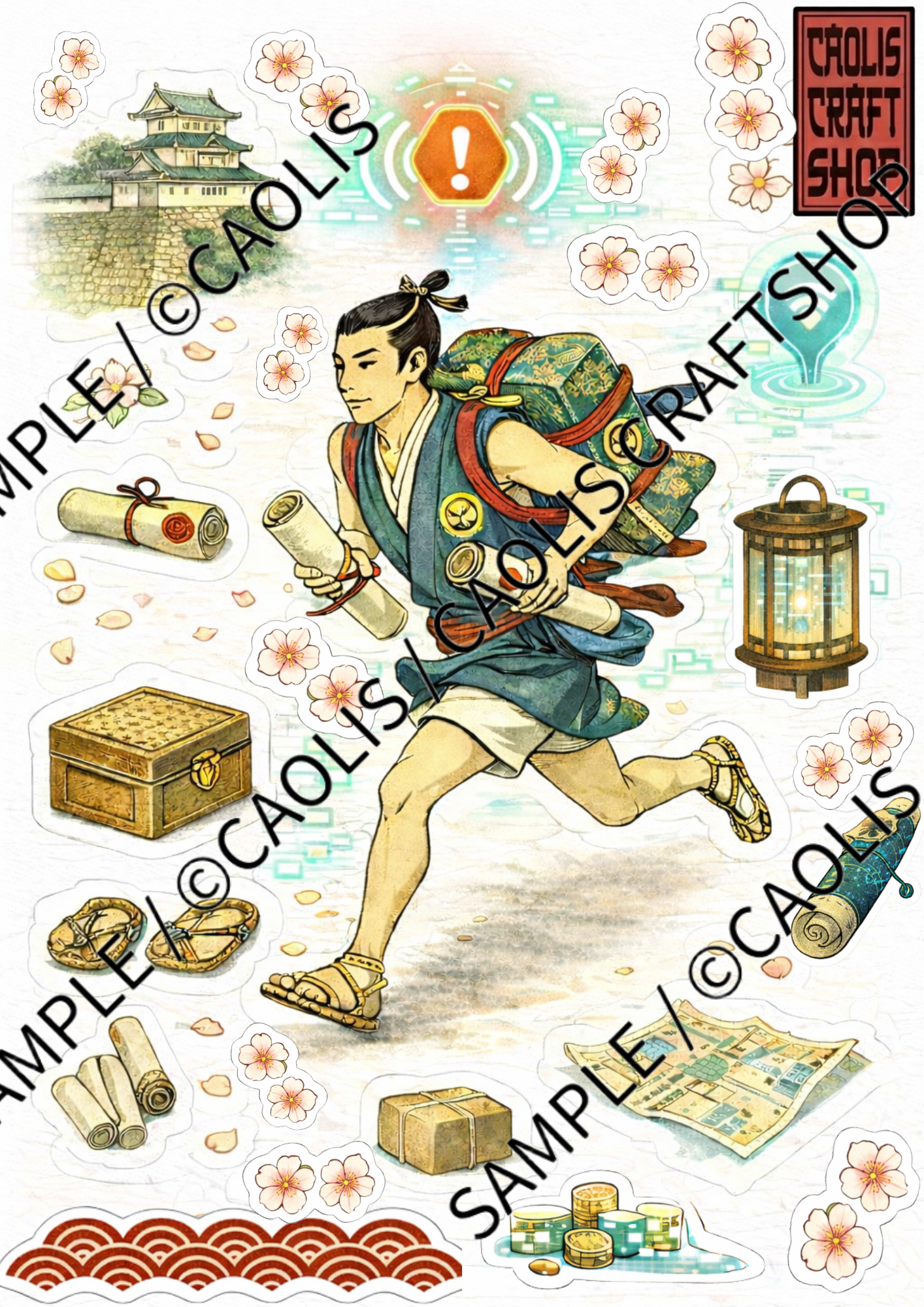 Neo-Edo Professional Series: 5-Piece Special Sticker Set