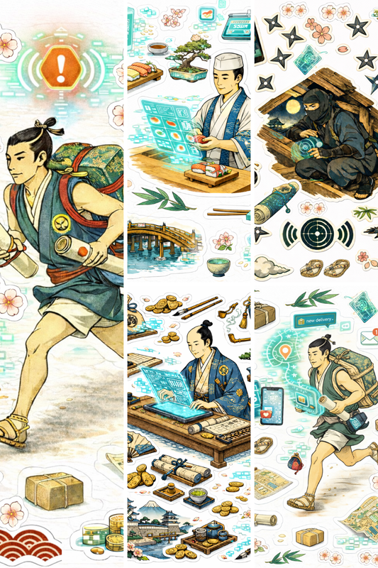 Neo-Edo Professional Series: 5-Piece Special Sticker Set