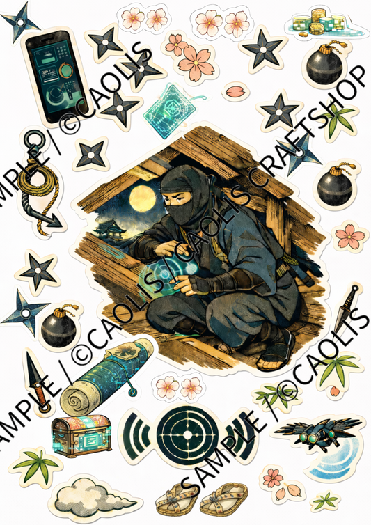 【Single Edition】The Onmitsu Spy: Neo-Edo Secret Agent + Bonus Sticker